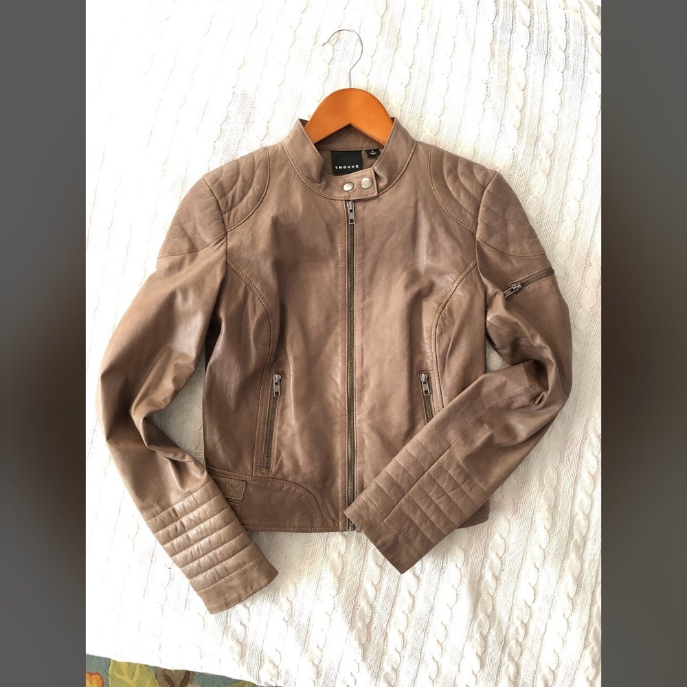 100% Leather Jacket Trouve Brand